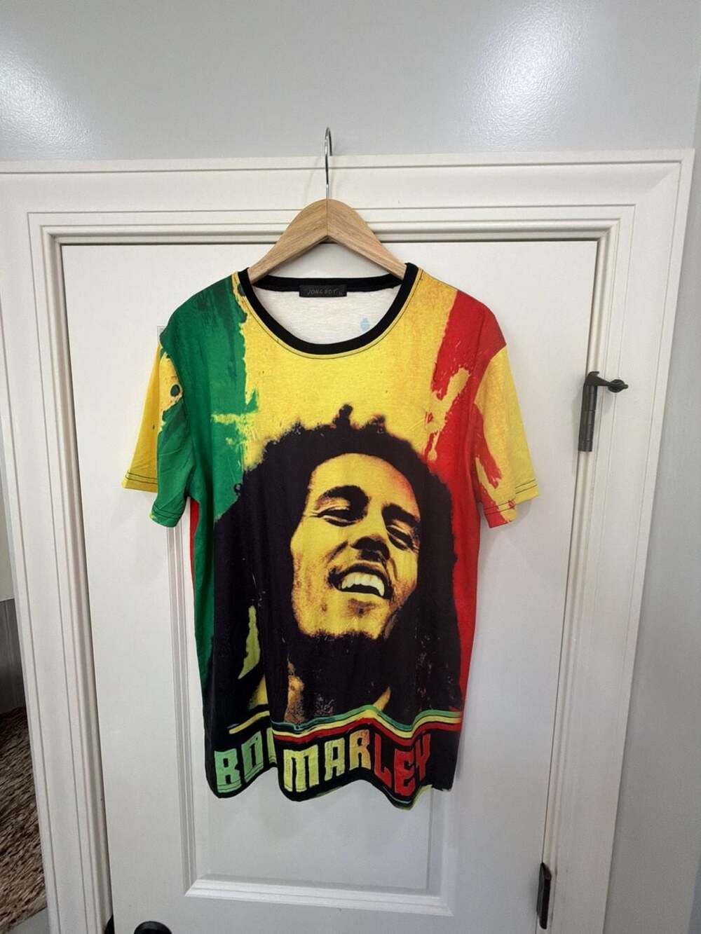 VTG BOB MARLEY‎ TIE DYE T SHIRT MOSQUITOHEAD ? EXCUSE ME WHILE I LIGHT MY SPLIFF